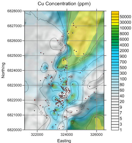 Contour extraction map